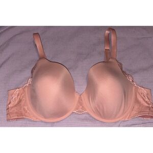 True & Co. Full Figure Pink Lightly Lined‎ Underwire Bra, 40C